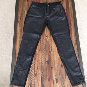 Banana Republic Sloan Leather Petite Pants
